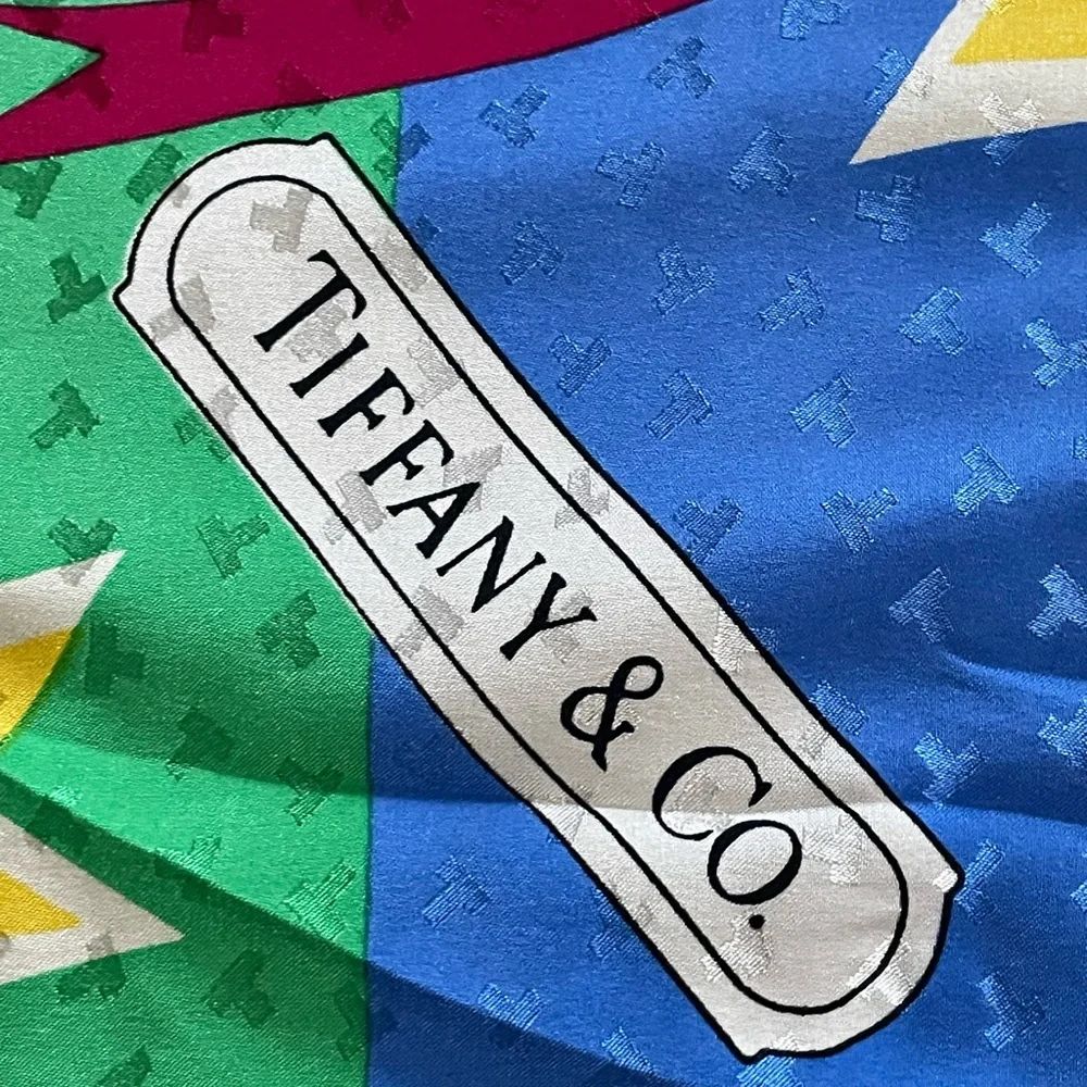 New! TIFFANY & CO SILK SCARF 35” SQUARE